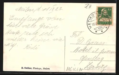 AK Meilen, Blick über den Ort