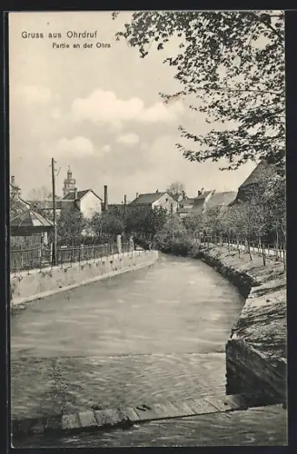 AK Ohrdruf, Partie an der Ohra