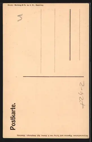 AK Hamburg-Neustadt, Ruinen der St. Michaeliskirche, Norder-Lektor mit Altarnische