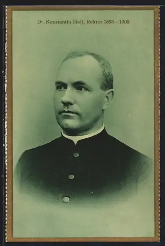 AK Rastatt, Dr. Konstantin Holl, Rektor 1898-1909, Erzbischöfliches Gymnasial-Konvikt St. Bernhard