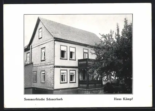 AK Schmerbach, Gasthof Haus Kämpf