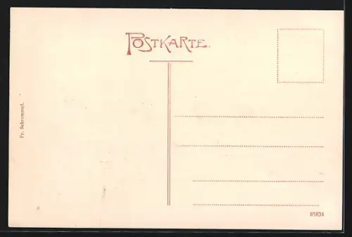 AK Donauwörth, Partie an der Wörnitz