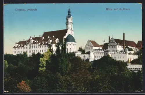AK Donauwörth, Blick auf hl. Kreuz