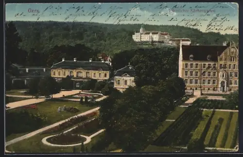 AK Gera, Fürstlicher Küchengarten