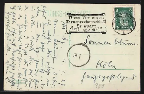 AK Magdeburg, Rotes Rathaus mit Kaiser Otto-Denkmal