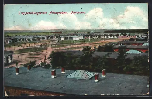 AK Altengrabow, Truppenübungsplatz, Panorama