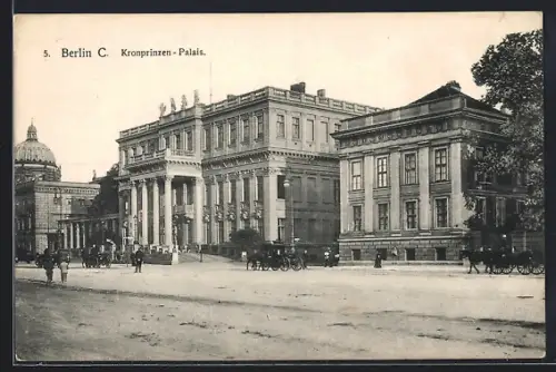 AK Berlin, Am Kronprinzen-Palais