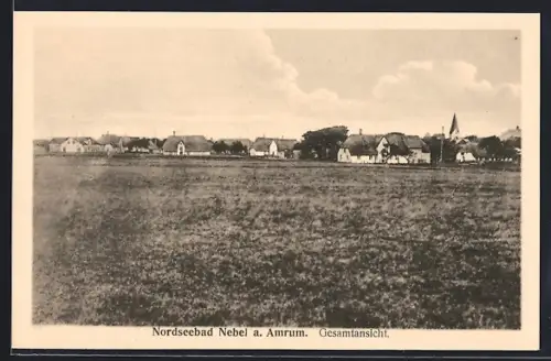 AK Nebel a. Amrum, Gesamtansicht