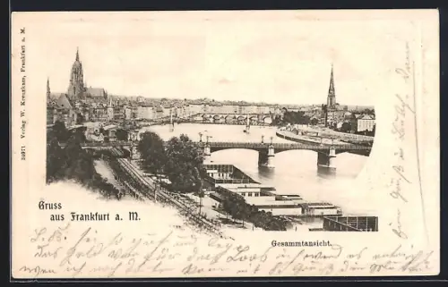 AK Frankfurt a. M., Gesamtansicht