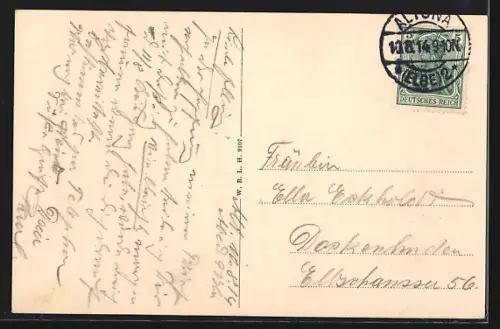 AK Hamburg-Neustadt, Neuer Jungfernstieg, Alsterdampfer