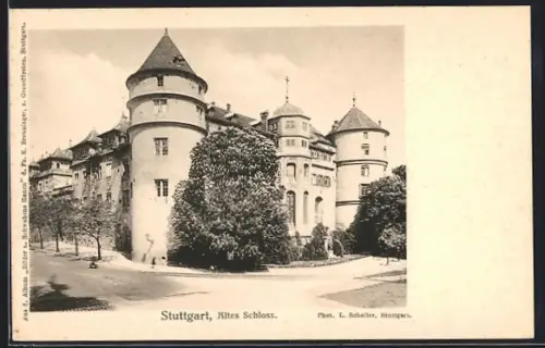 AK Stuttgart, Altes Schloss, Ausstellung Jungdeutschland-Bedarf 1914