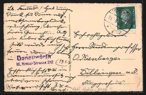 AK Donauwörth, Am Färbertor