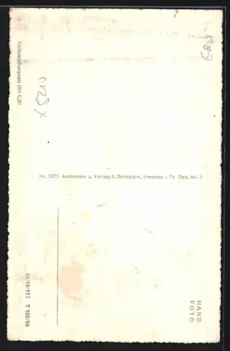 AK Arnstadt i. Th., An der Liebfrauenkirche, Fachwerkhaus