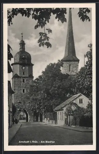 AK Arnstadt i. Thür., Am Riedtor
