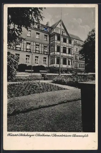 AK Sülzhayn /Südharz, Sanatorium Sonnenfels