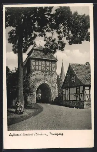 AK Neustadt /Südharz, Toreingang