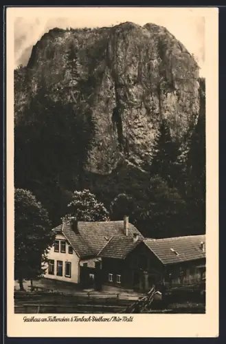 AK Tambach-Dietharz /Thür., Gasthaus am Felsenstein, Felsenstein