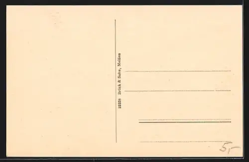 AK Neuhausen /Dresden, Ortsansicht mit Kirche