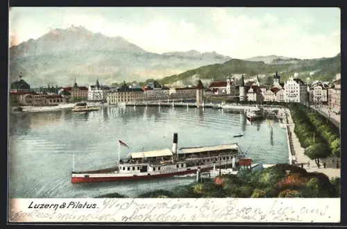 AK Luzern, Luzern & Pilatus, Dampfer