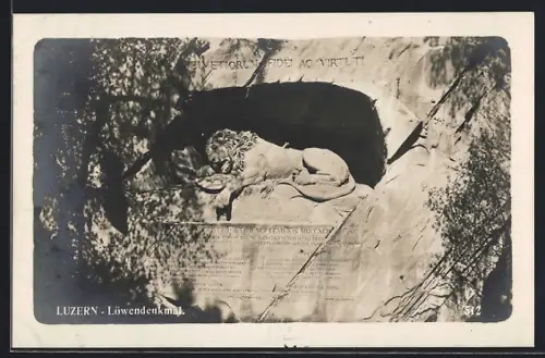 AK Luzern, Das Löwendenkmal