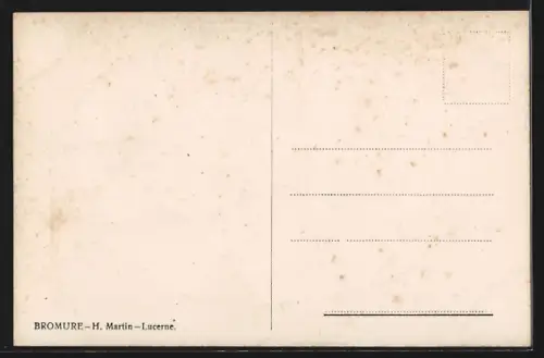 AK Luzern, Wasserturm und Kapellbrücke mit Gebäudepanorama