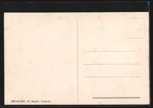 AK Luzern, Seebrücke und Rigi