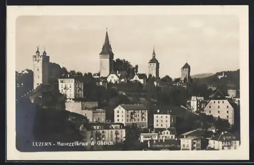 AK Luzern, Museggtürme & Gütsch