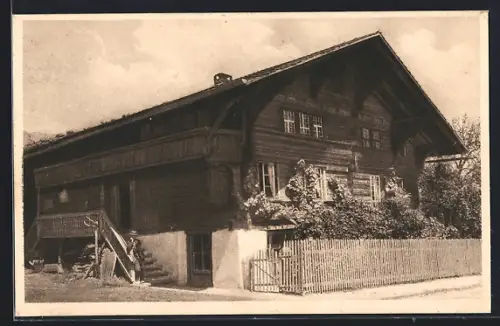 AK Wilderswyl, Bauernhaus von 1603