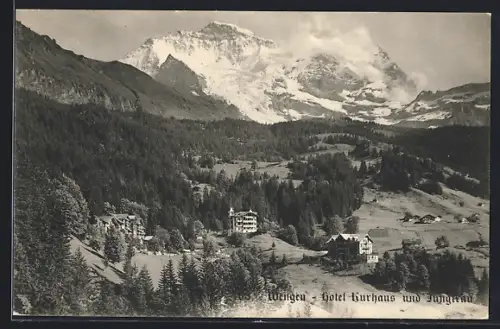 AK Wengen, Hotel Kurhaus und Jungfrau