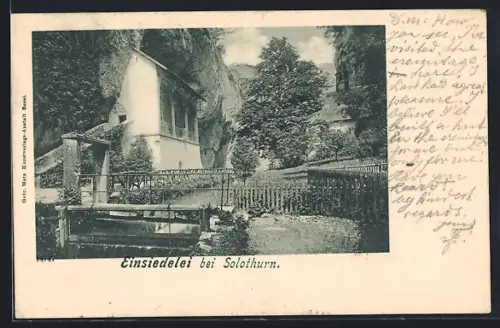 AK Solothurn, Einsiedelei mit Brücke