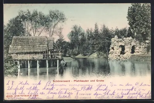 AK Schönenwerd, Pfahlbauten und Grotte