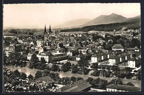 AK Olten, Totalansicht mit Bergblick