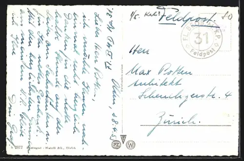 AK Olten, Totalansicht mit Bergblick