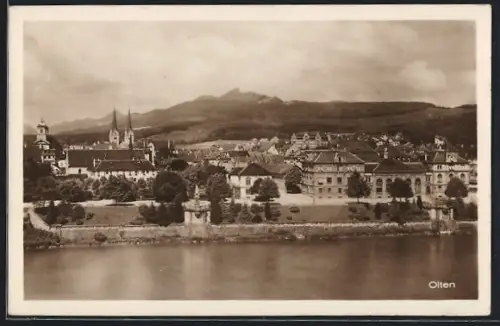 AK Olten, Ortsansicht mit Fernblick vom Wassser aus