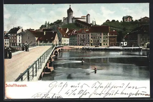 AK Schaffhausen, Brückenpartie mit Munot