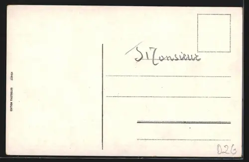 AK Schaffhausen, Ortsansicht mit Unot