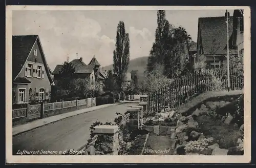 AK Seeheim / Bergstrasse, Villenviertel
