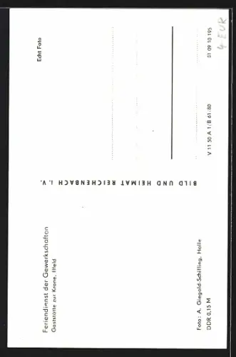 AK Ilfeld /Südharz, Gaststätte zur Krone