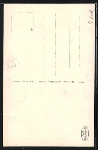 AK Nordhausen, Strassenpartie am Gildehaus Finkenburg