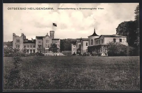 AK Heiligendamm, Hohenzollernburg, grossherzogliche Villen