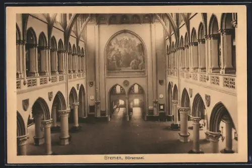 AK Bremen, Börsensaal, Innenansicht