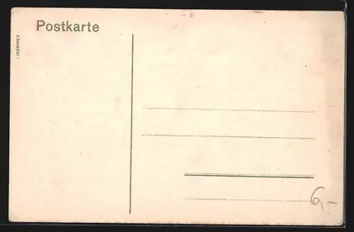 AK Dohna, Kirche mit Umgebung