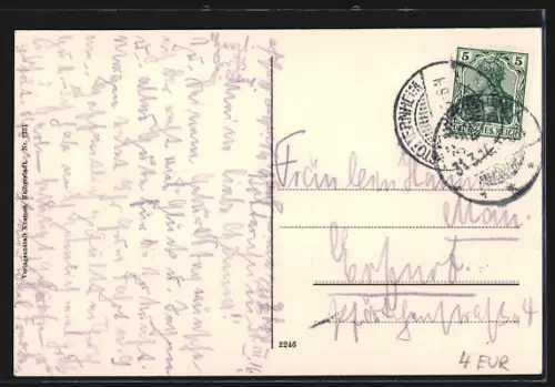 AK Sömmerda, Marktplatz mit Dreyse-Kriegerdenkmal