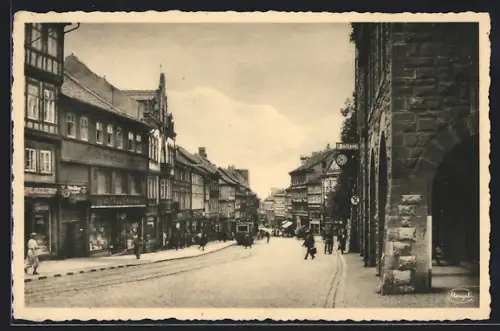 AK Nordhausen /Harz, Kornmarkt und Rautenstrasse