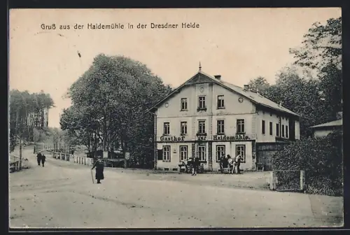 AK Dresden-Dresdner Heide, Gasthof Haidemühle