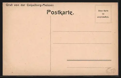 AK Meissen, Gasthaus Geipelburg H. Hähne, Elbpanorama, Terrassengarten