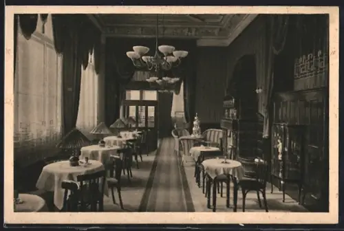 AK Berlin-Tiergarten, Hotel Herkuleshaus an der Herkulesbrücke, Innenansicht