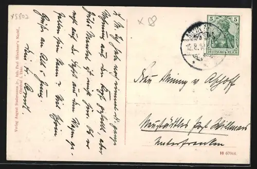 AK Ohrdruf, Marktplatz, Rathaus, Geschäfte