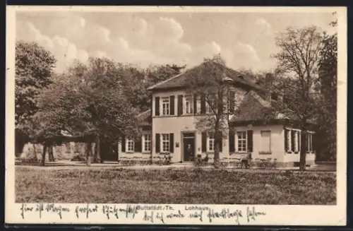 AK Buttstädt /Th., Cafe Lohhaus
