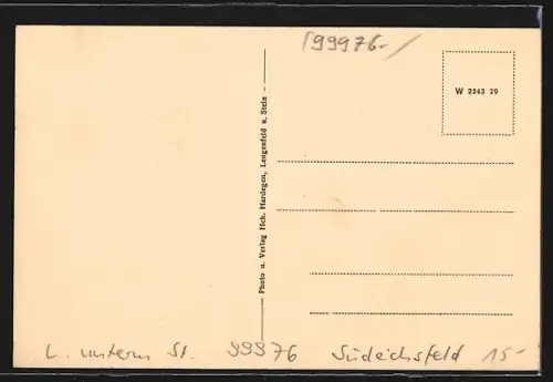 AK Lengenfeld /Eichsfeld, Elisabeth-Krankenhaus mit Erholungsheim Lengenfeld u. Stein